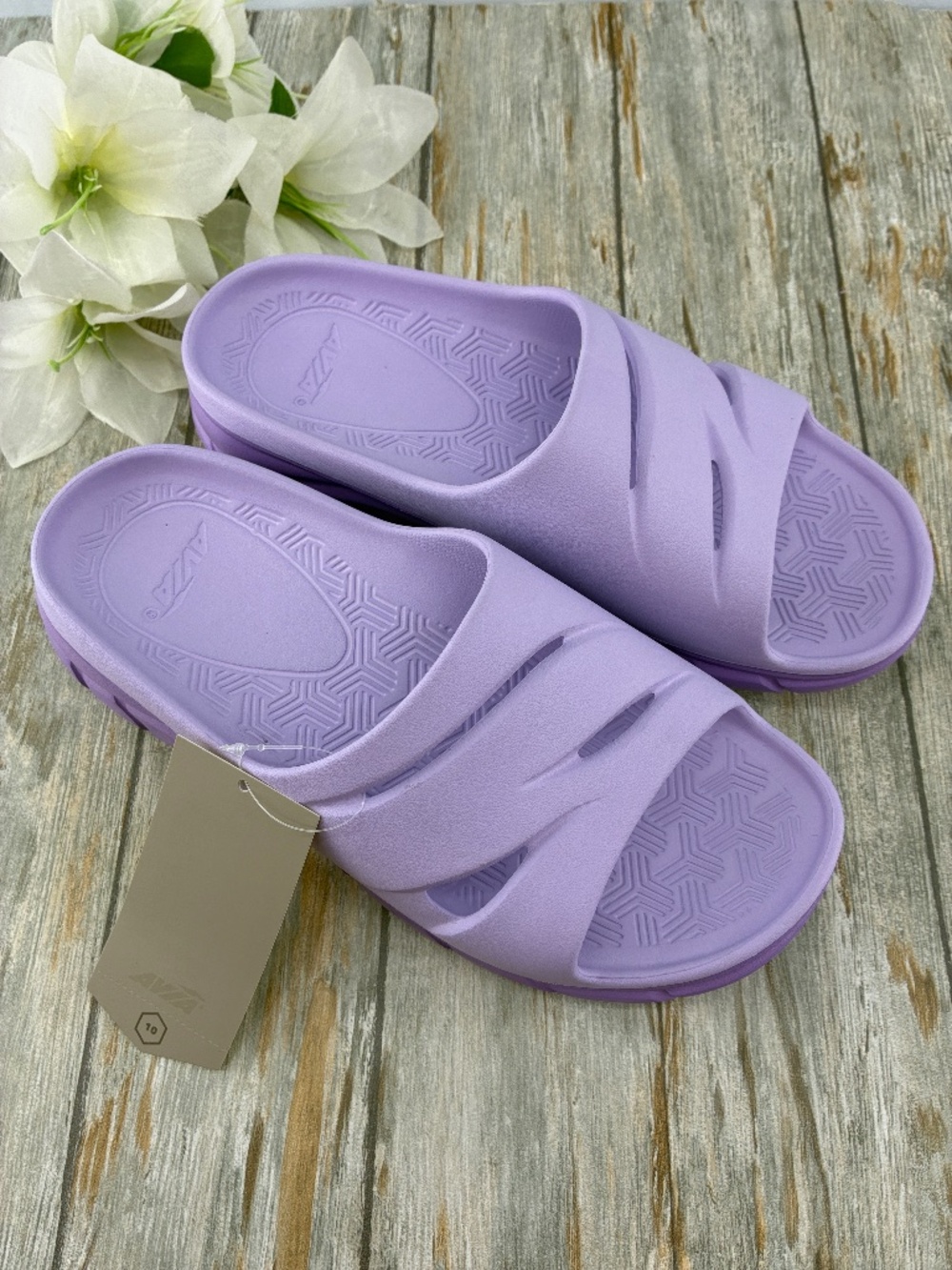 Women’s Two Toned Slide Sandals Shoes Size 10